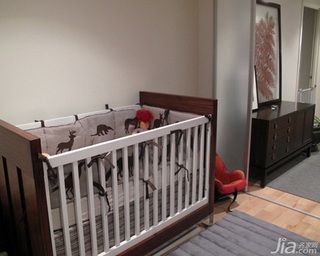 混搭风格三居室富裕型130平米儿童房儿童床海外家居