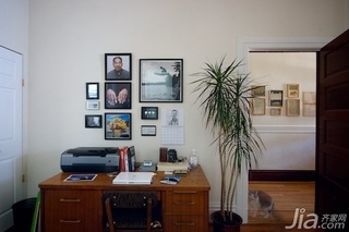 欧式风格公寓富裕型工作区照片墙书桌海外家居