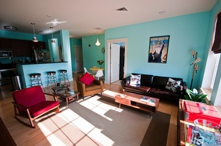 新古典风格公寓富裕型130平米客厅沙发海外家居