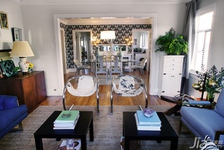 欧式风格公寓富裕型客厅茶几图片