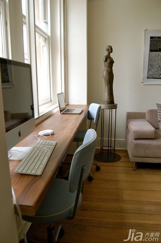 简约风格公寓经济型90平米工作区书桌海外家居