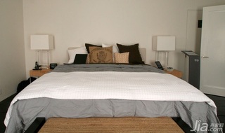 简约风格复式富裕型120平米卧室床海外家居