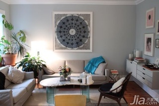 简约风格公寓舒适经济型90平米客厅沙发海外家居