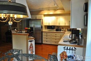 简约风格复式简洁富裕型厨房橱柜海外家居