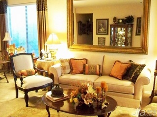 美式风格公寓富裕型客厅沙发海外家居