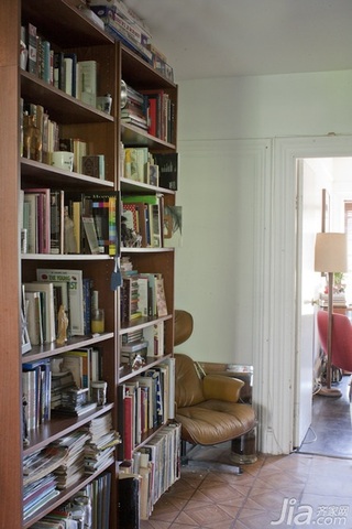 简约风格一居室经济型80平米客厅书架海外家居