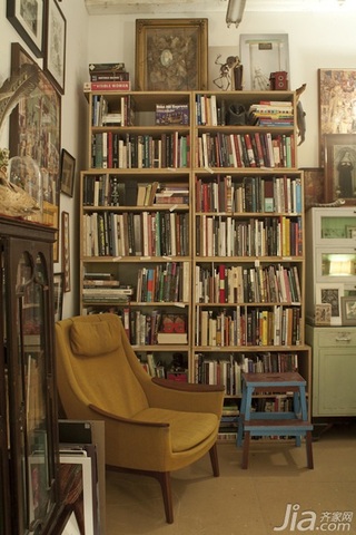 简约风格一居室经济型80平米书房书架海外家居