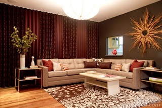 简欧风格别墅简洁富裕型客厅沙发背景墙沙发海外家居