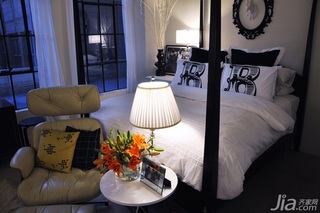 欧式风格小户型富裕型卧室床图片