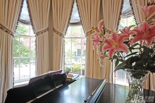 欧式风格别墅豪华型140平米以上客厅窗帘海外家居