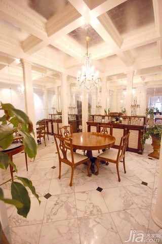欧式风格别墅豪华型140平米以上餐厅餐桌海外家居