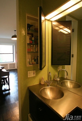 简约风格一居室简洁5-10万卫生间背景墙洗手台海外家居