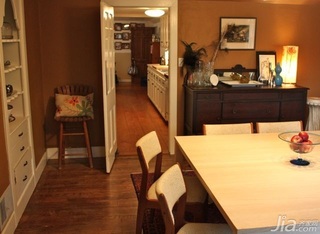 美式乡村风格别墅富裕型140平米以上餐厅餐桌海外家居