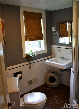 美式乡村风格别墅富裕型140平米以上卫生间洗手台海外家居