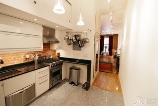 混搭风格公寓白色经济型70平米厨房橱柜海外家居