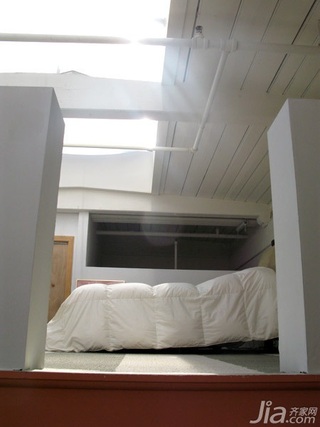 混搭风格公寓经济型100平米卧室床图片