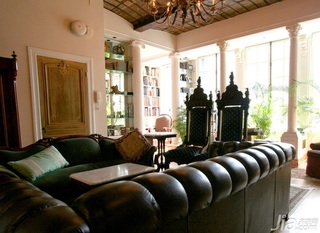 美式风格别墅富裕型客厅沙发海外家居