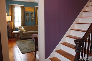混搭风格别墅富裕型140平米以上客厅楼梯海外家居