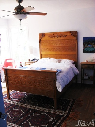 简约风格一居室简洁经济型卧室床海外家居