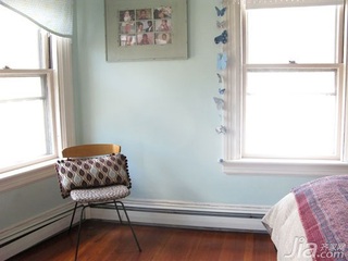 混搭风格复式蓝色经济型130平米卧室海外家居
