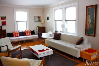 混搭风格别墅经济型140平米以上客厅沙发海外家居