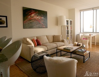 欧式风格小户型富裕型客厅沙发海外家居