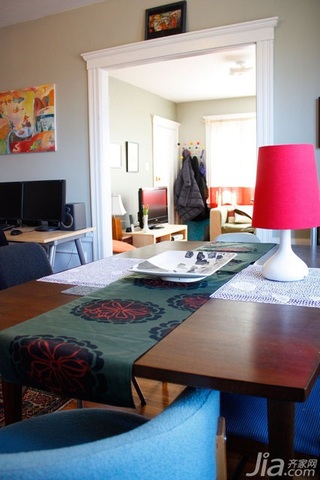 公寓红色经济型120平米餐桌海外家居