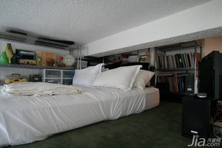 混搭风格公寓富裕型卧室书架海外家居