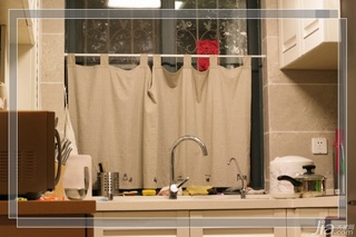 宜家风格小户型经济型80平米厨房婚房家居图片