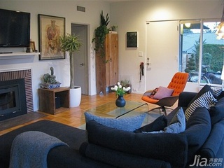 简约风格一居室经济型90平米客厅沙发海外家居