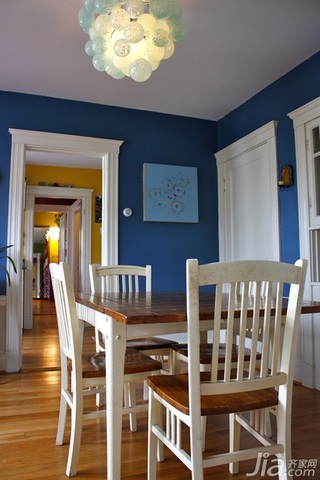 混搭风格公寓蓝色经济型120平米厨房装修