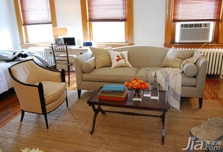 欧式风格公寓温馨经济型50平米客厅沙发海外家居