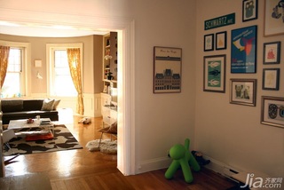 混搭风格公寓富裕型120平米客厅照片墙沙发图片