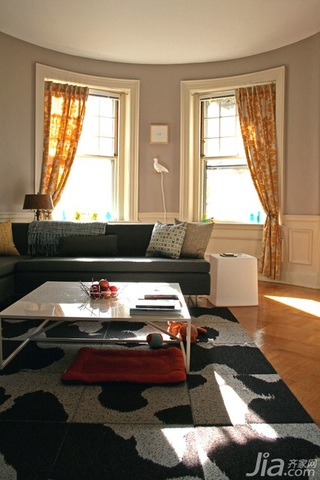 混搭风格公寓富裕型120平米客厅沙发效果图