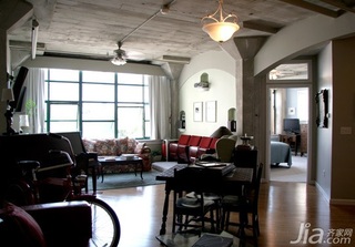 混搭风格公寓经济型110平米客厅沙发海外家居