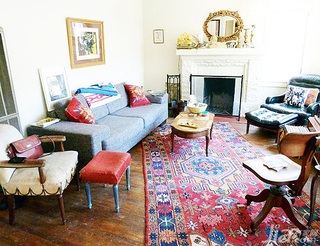 美式乡村风格公寓富裕型客厅沙发海外家居
