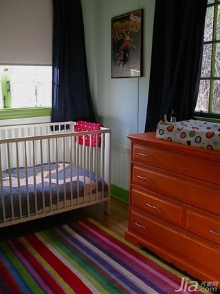 简约风格三居室经济型90平米儿童房儿童床海外家居
