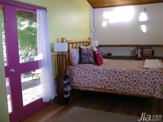 简约风格三居室经济型90平米卧室床海外家居