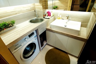 简约风格二居室15-20万100平米卫生间洗手台婚房设计图