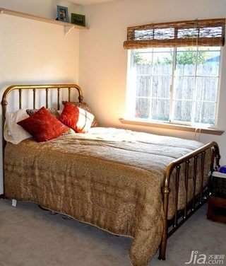 混搭风格三居室富裕型90平米卧室床海外家居