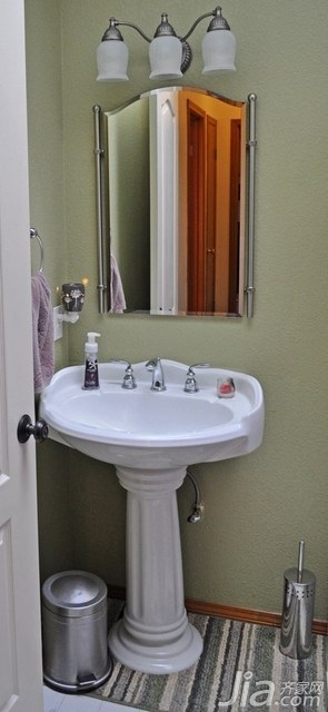 混搭风格三居室富裕型90平米卫生间洗手台海外家居