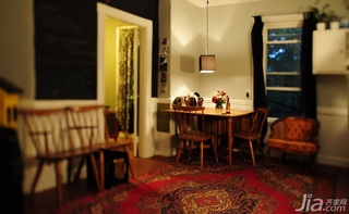 简约风格公寓经济型110平米餐厅餐桌图片