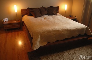简约风格别墅富裕型110平米卧室床海外家居