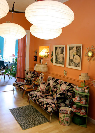 欧式风格一居室富裕型客厅沙发海外家居