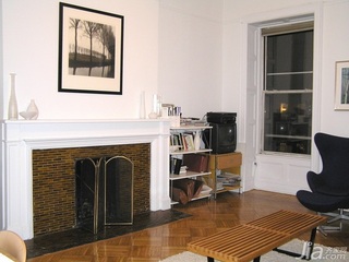 简约风格公寓经济型90平米客厅壁炉海外家居