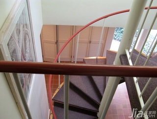 简约风格别墅豪华型140平米以上楼梯装修图片