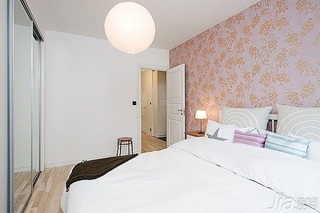 宜家风格公寓经济型卧室壁纸图片