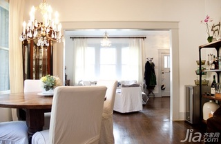 简约风格二居室经济型100平米客厅餐桌海外家居