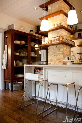 简约风格二居室经济型100平米厨房吧台海外家居