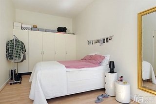 宜家风格公寓经济型卧室床效果图